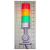(DC-12-RYG-STACK-ANDON) Red, Yellow, Green LED Stack ANDON Light Tower with Articulating Base, 12 VDC