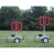 (DC-300PSB) 30 Inch LED Digital, Portable Pitch or Inning Baseball-Softball Delay of Game Timers with Carts, Battery Operated, RF-Wireless Controlled (Complete Set) 
