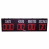(DC-609T-DN-IN) 6.0 Inch LED Digital, Push-Button Controlled, Countdown Timer, Days, Hours, Minutes, Seconds (INDOOR)