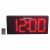 (DC-80S-W-IN) 8.0 Inch LED, RF-Wireless Handheld Controlled, Wall Mount, Time of Day Digital Clock (INDOOR, Non-System)
