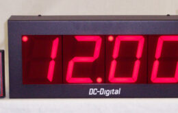 4.0 Inch LED Wireless Universal Timer and Clock, DC-40UTW-A, Digital Countdown Clock, Digital Count Up Clock, Operations Timer, Production Timing System, Countdown Display, Time Tracking Display, Wall Mount Timer, Made in USA Timer, DC-40UTW, Digital Countdown Clock, Digital Count Up Clock, Operations Timer, Production Timing System, Countdown Display, Time Tracking Display, Wall Mount Timer, Made in USA Timer, DC-40UTW