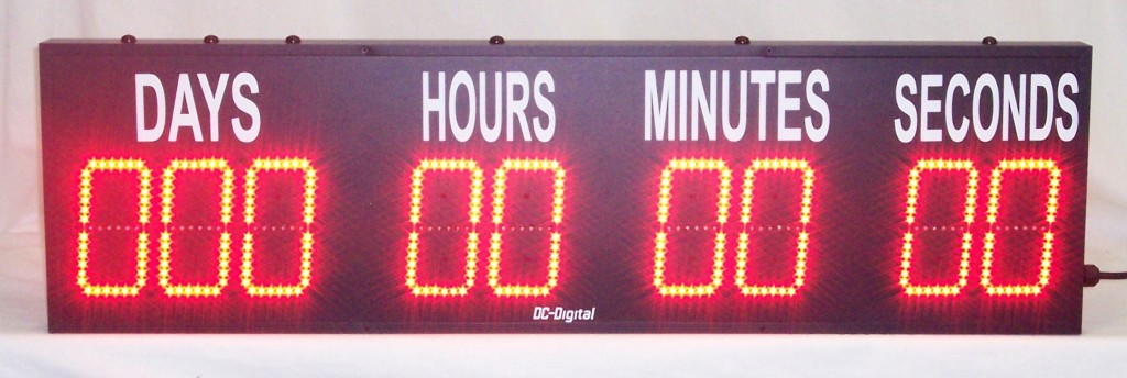 Project or Event Countdown Clocks – Customized Digital LED Timers ...