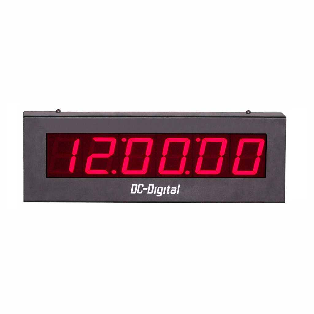 Medical Facility Clock, Laboratory Clock, Production Clock, Standalone Clock, Non System Clock, Aluminum Enclosure, American Made Clock, Durable Digital Clock, DC-Digital Clock