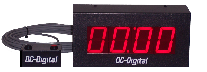 (DC-25T-UP-Plug-n-Play) Push-Button-Wired-Remote-Controlled-Count-up-Timer-2.3-Inch-Digits