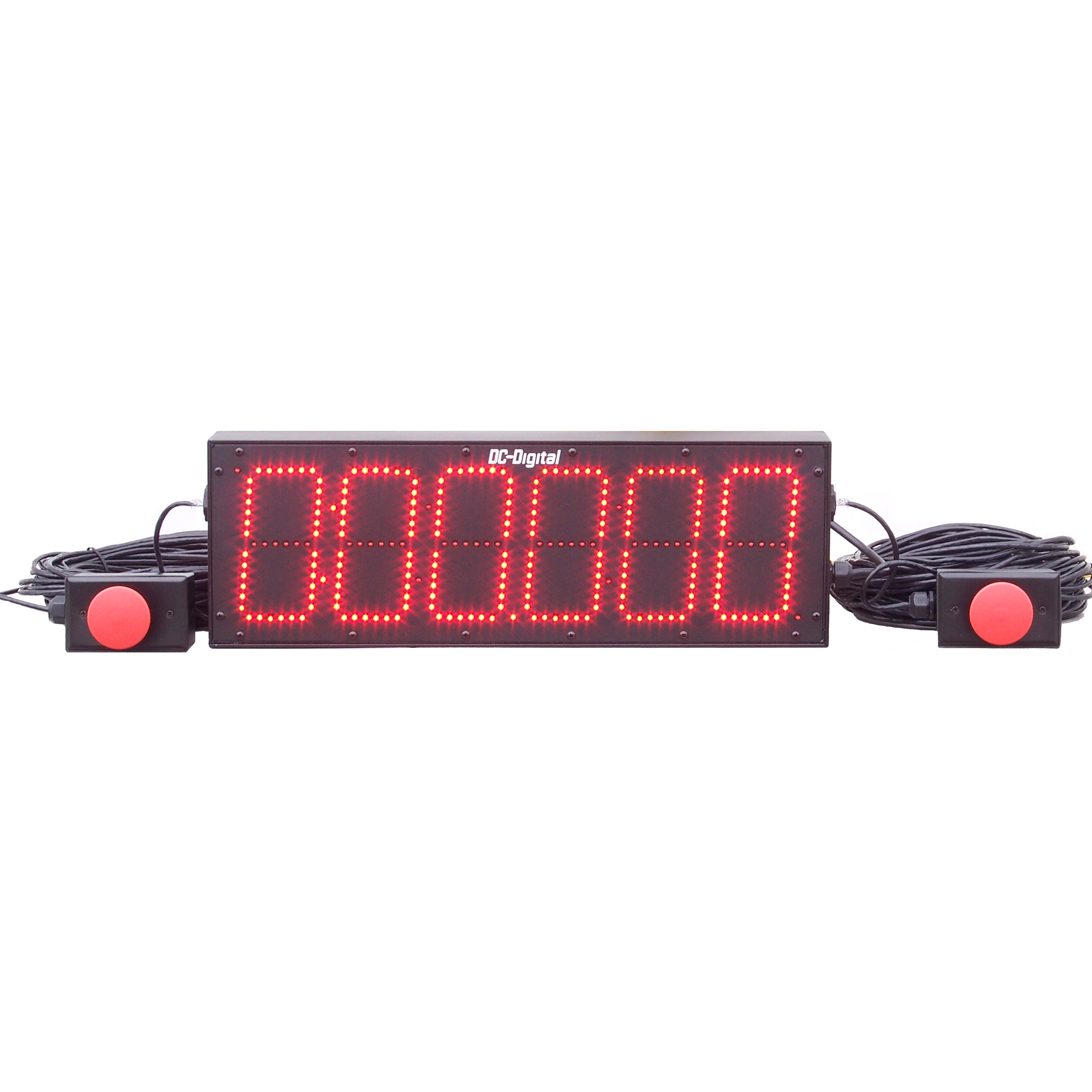 6-6 Inch LED Digits Digital Count up timer with Minute:Seconds:Tenths:Hundredths:Thousands