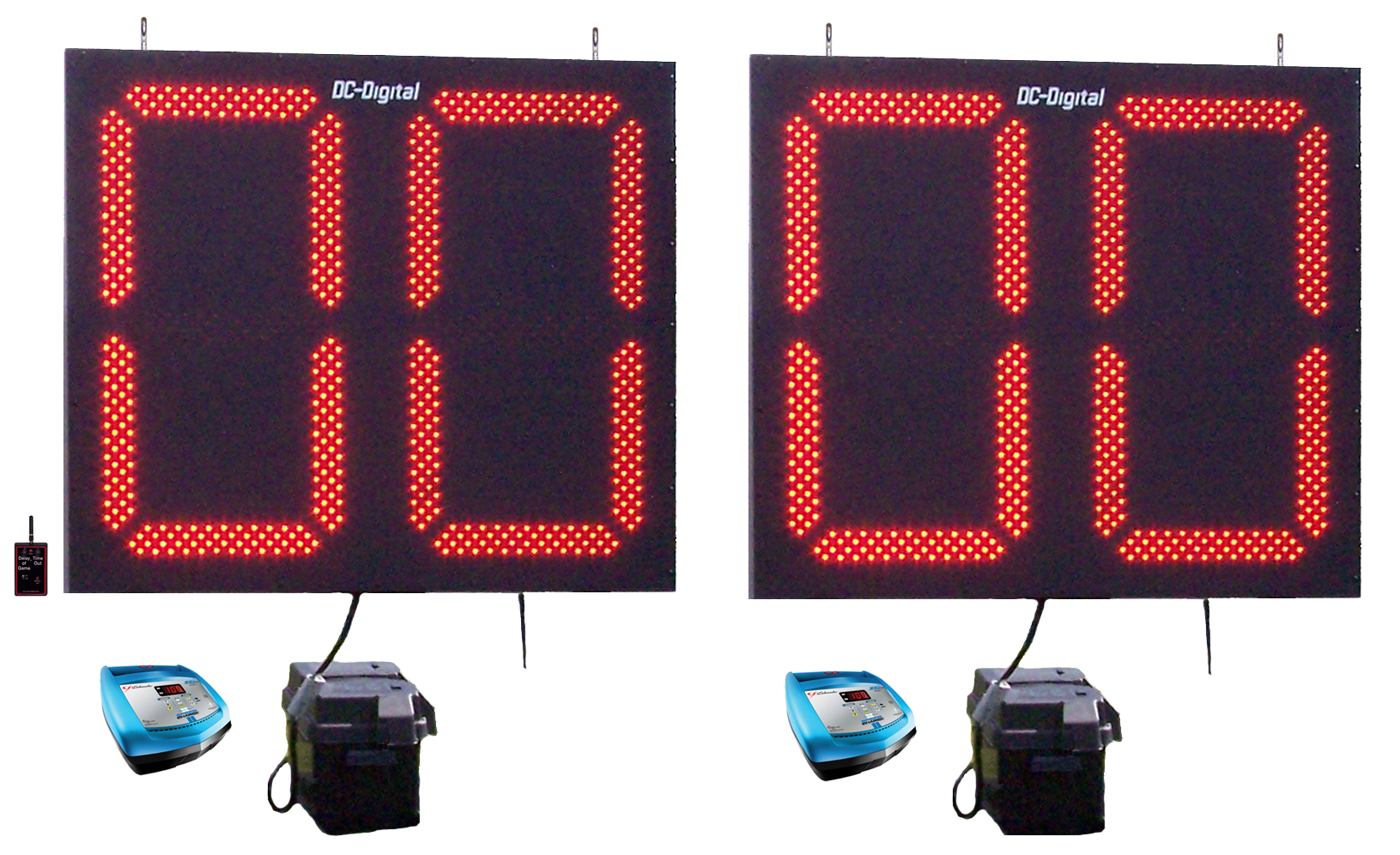 UCLA Football Play Clocks Customized Digital LED Timers, Counters