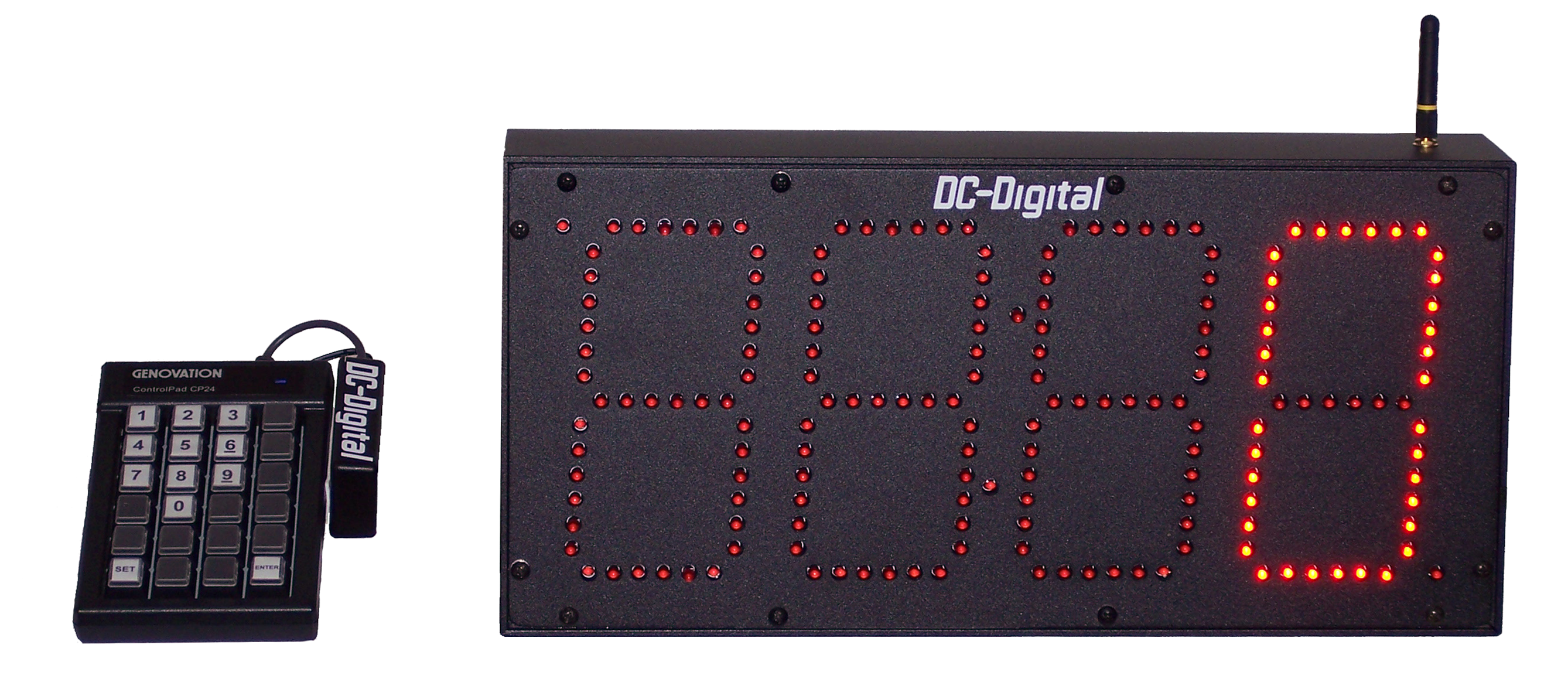Production Interval Pace Counter Timer with Keypad input
