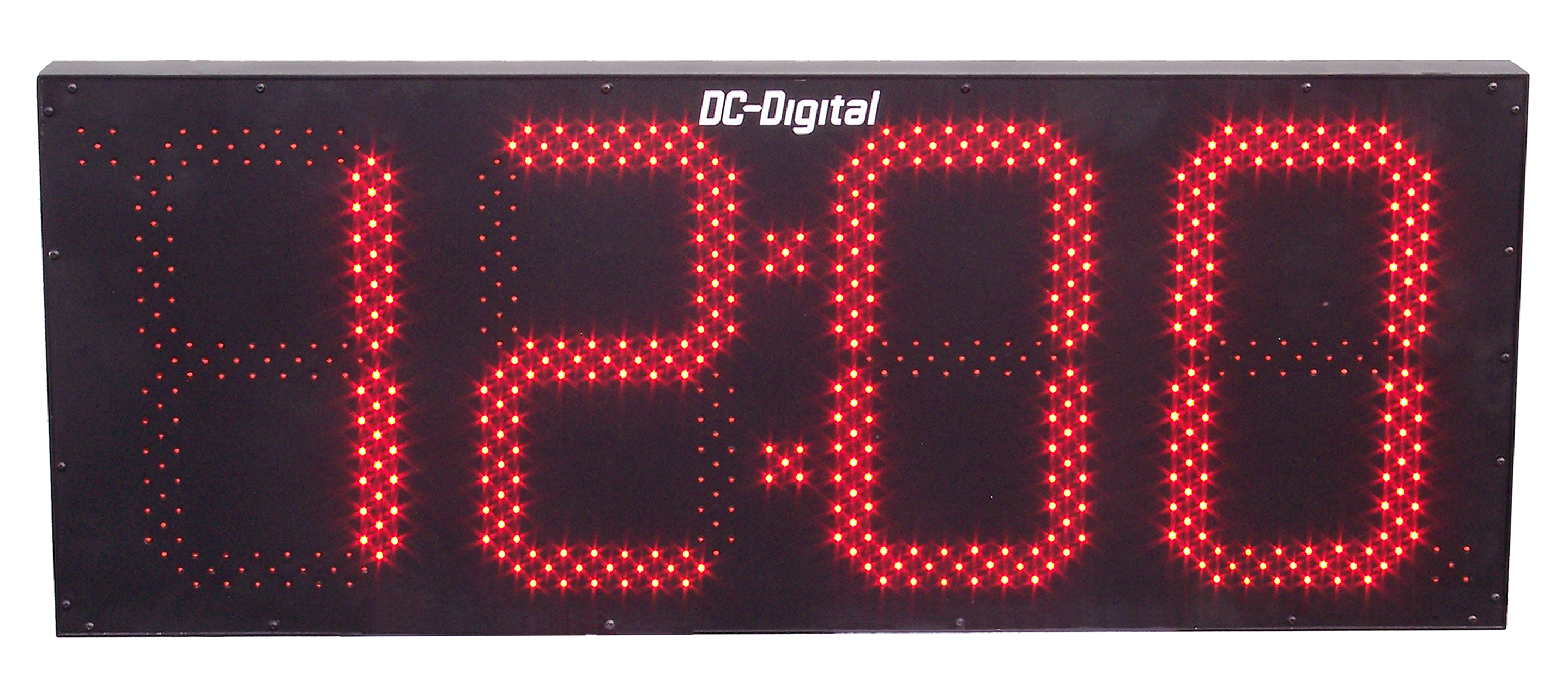 Very Large Outdoor Atomic Construction Site Clock, DC-150-GPS