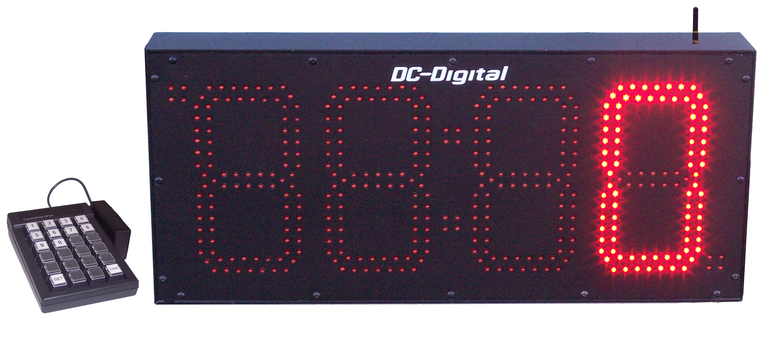 8 inch high output LED number display outdoor