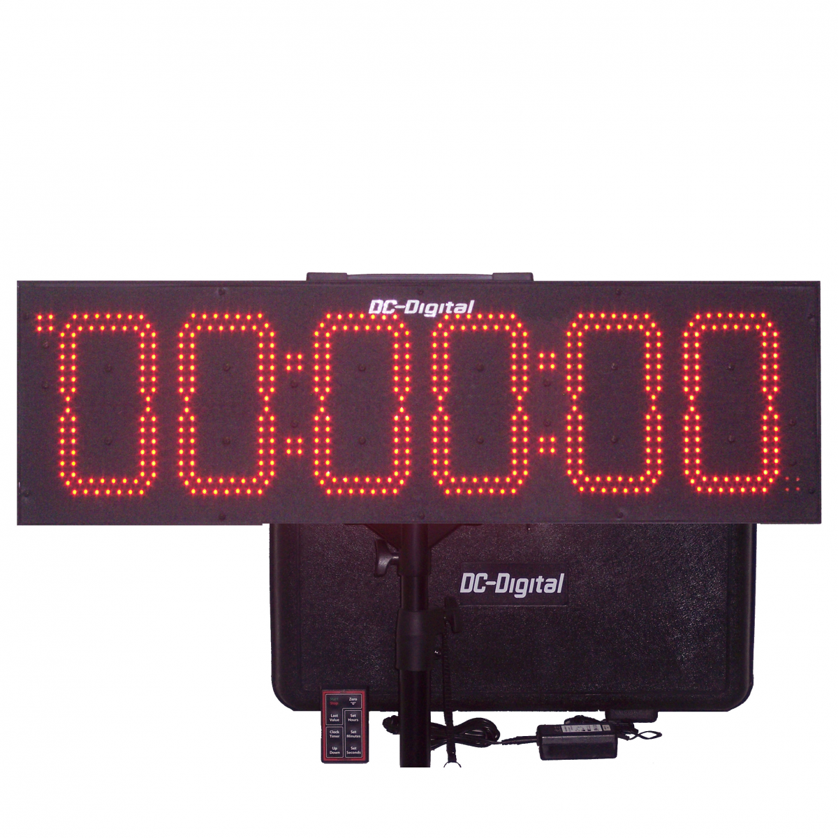 Totally portable multifunction track clocktimer with wireless