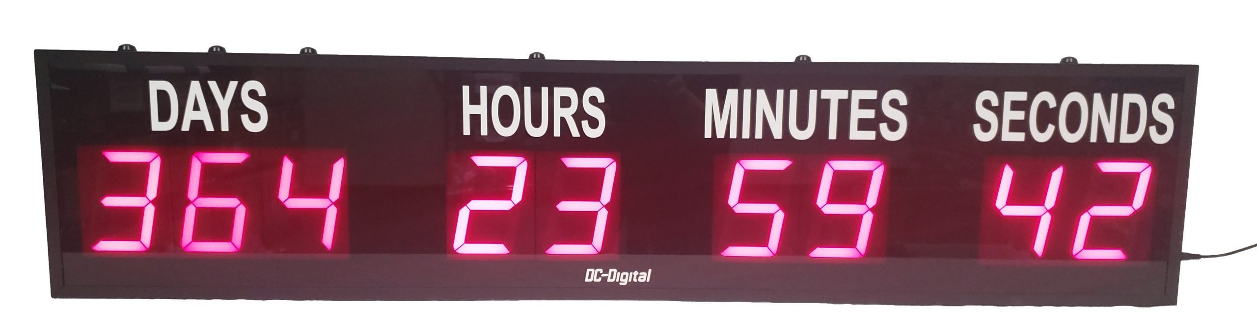 DC-409T-DN 4.0 Inch LED Countdown Dyas Hours Minutes and Seconds Event Timer