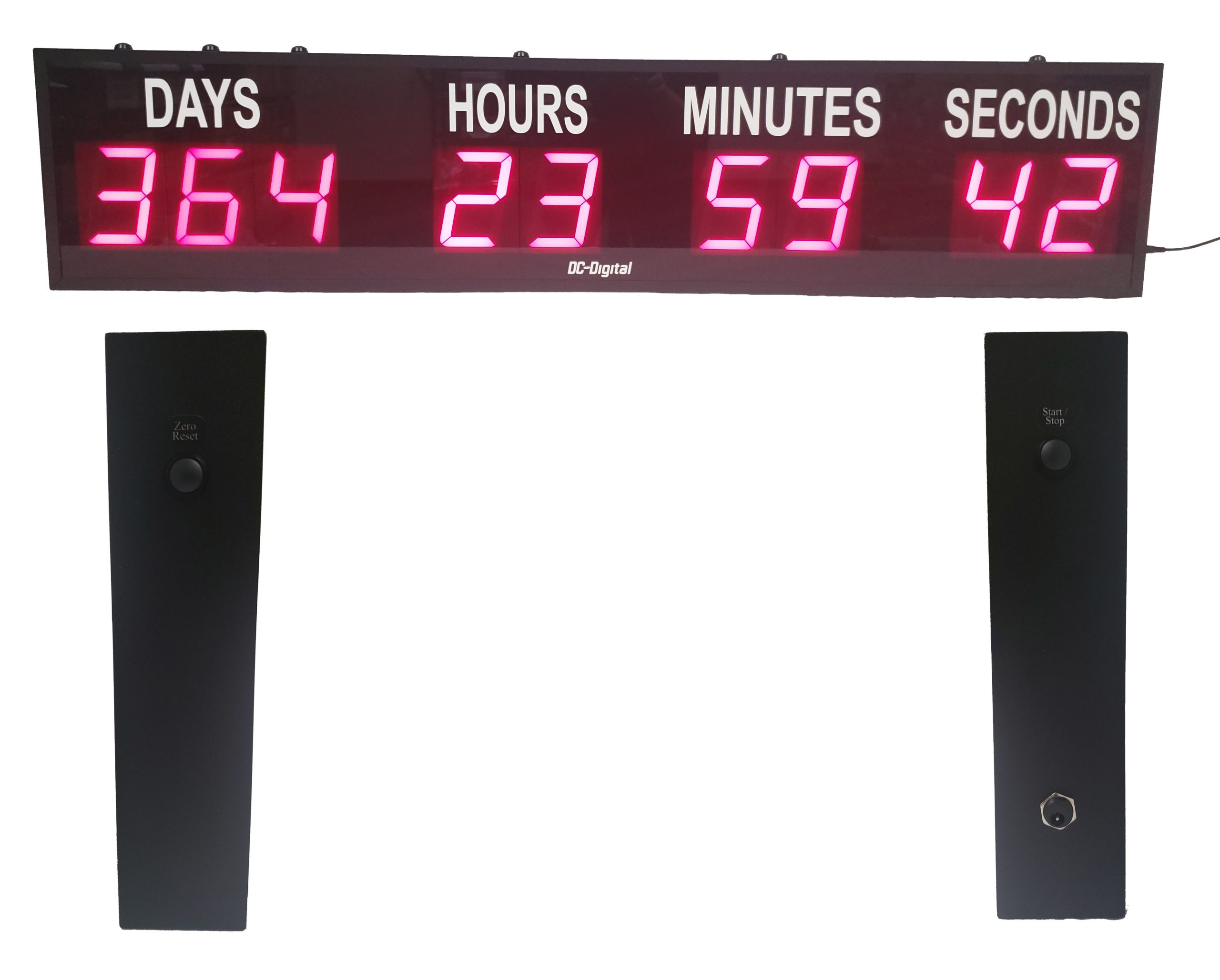 (DC-409T-DN) 4.0 Inch LED Digital, Push-Button Controlled, Countdown to a  Special Event Timer, Days, Hours, Minutes, Seconds