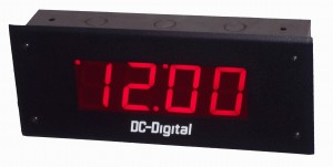 2.3 Inch LED Flush Mount Digital clock