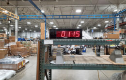 Sealed Air DC-405T-DN 4 inch Led countdown and Count up timer with minus sign to show timer had passed 00:00 minutes