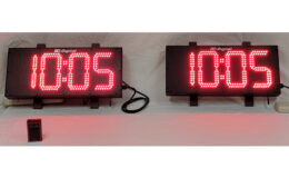8 Inch LED Wireless outdoor synchronized system digital clock
