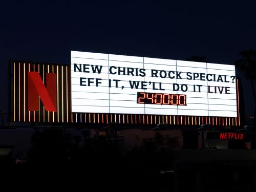 Billboard Sized Countdown Timer for Netflix Special – Customized