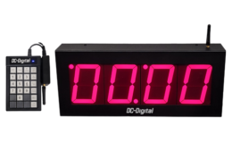 DC-Digital, DC-40UTW-KEY-Mult-Purpose-Multi-Function-Timer-Clock-4inch-Digits-Wireless-Keypad, council chambers timers, council room timers, board room timers, board of timers, meeting timers, portable timers, speech timer, Master-Secondary Board Meeting Timer, Speaker Timer System, Multi-Display Timer, Countdown Timer System, Wireless Meeting Timer