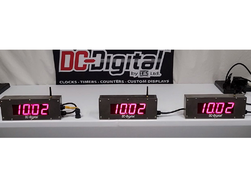 wirelessly linked clean room clocks using only 1 network NTP master