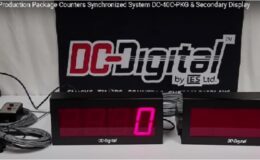 systemized synchronized package LED displays counters with sensors remote controls, Package, Counter, Sensor, Display, Synchronized Display System, Wired Counter System, Wireless Counter System, Multi-Location Display