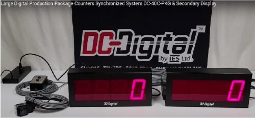 systemized synchronized package LED displays counters with sensors remote controls