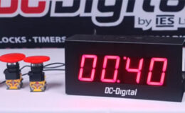 Three Big Red Buttons DC-25T-DN-BCD Countdown Timer Three Terminal Start/Stop Restart/Pause Restart/Start DC- Digital, Industrial Timer, BCD Rotary Timer, Three Terminal Timer, High-Intensity LED, Resettable Countdown, Restart from Preset, Aluminum Enclosure Timer