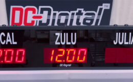 DC-Digital, Time of Day, 2 Sectioned, World Zone, Local, Zulu, Julian Day, Julian Date, Military SVF Defense, Aluminum, Enclosure, Timekeeping, Military, Industrial, Julian, Zulu, Coordinated Universal Time, Manual Set Clock, Defense Facility Clock, Time Zone Synchronization