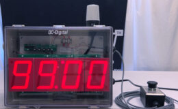 DC-Digital, countdown timer, NEMA enclosed, Stainless Steel control, ANDON Light, EOP buzzer, BCD rotary, white table, sign presentation room, metal, production timer