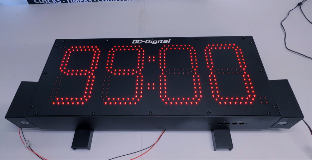 DC-Digital, Countdown Timer, Maintain Contact, Junction Box, C-Channel mounting, white table, 8 inch LED, 99 minutes