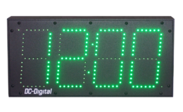 DC-Digital, green LED, led, GPS, gps, time of day clock, receiver, programmable, white background