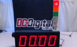 DC-Digital, Countdown timer, Multicolored Andon Light Tower, wireless remote controlled, white table, sand bath, dental manufacture