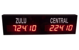 network NTP poe powered world time zone clock