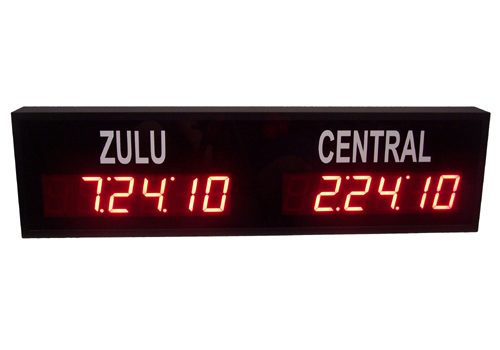 network NTP poe powered world time zone clock