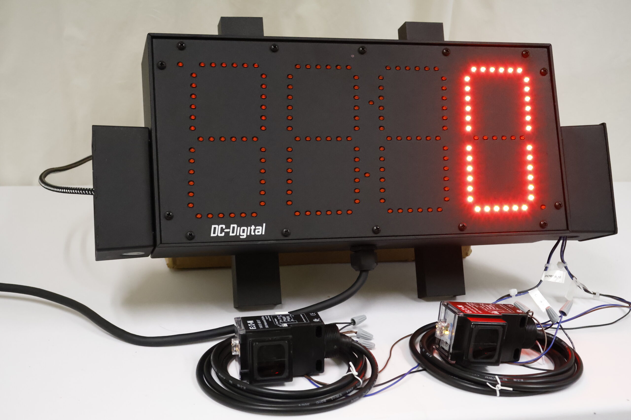 DC-Digital, DC-60C, counter, Polarized Areas Sensor, Car parking, display, c-channel mounting, network webpage, multi input, digital counter