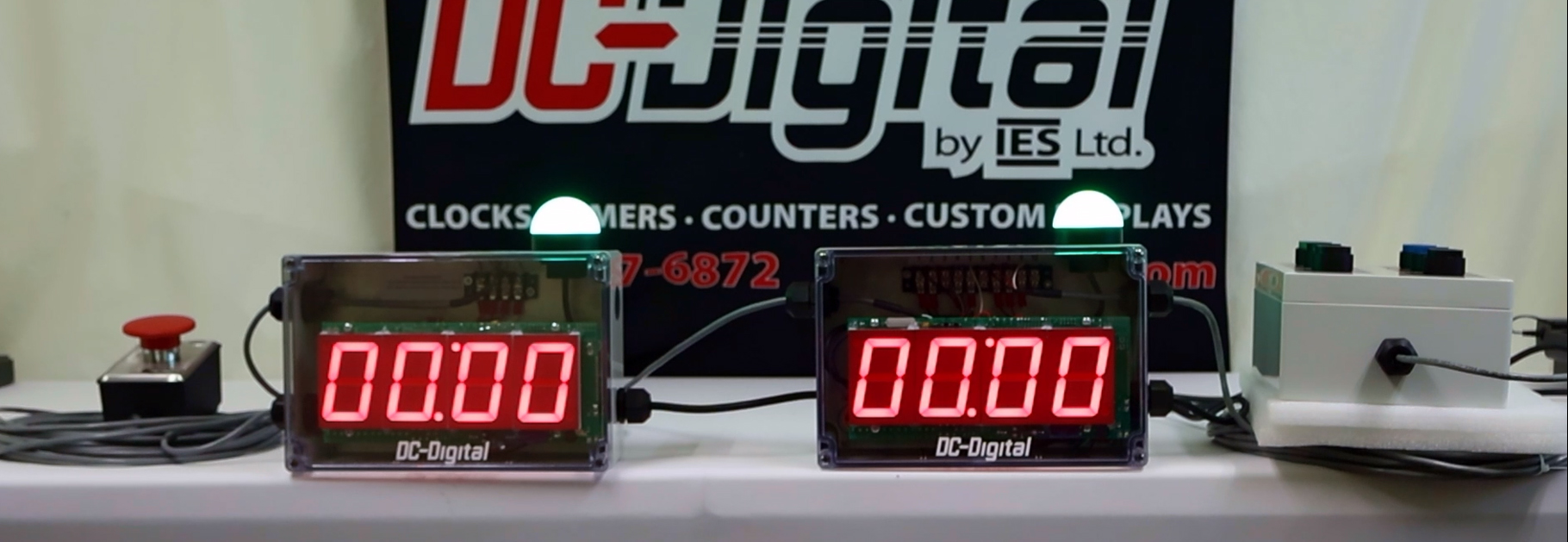 NEMA Enclosed, Master-Secondary, Andon light, WR-6T-NEMA Controller, Dry Mix Batch Timer, Countdown Timer