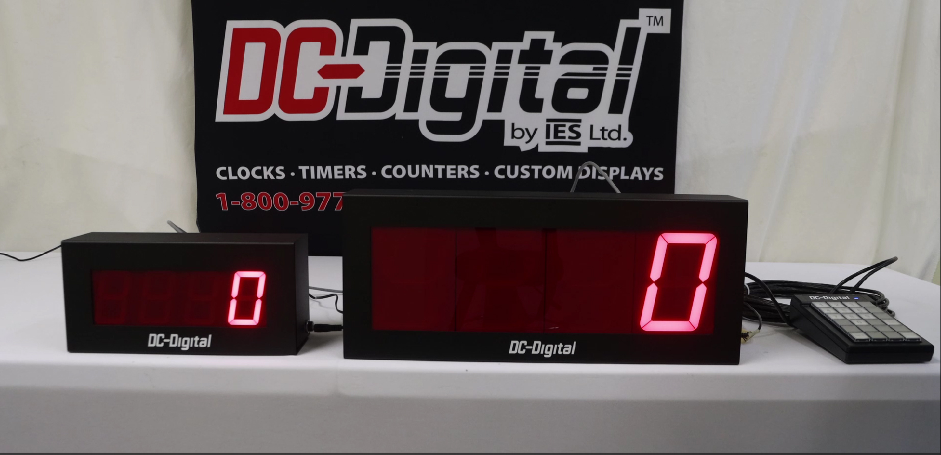 Master-secondary, Static Display, Time numbers, Wired Keypad Controller