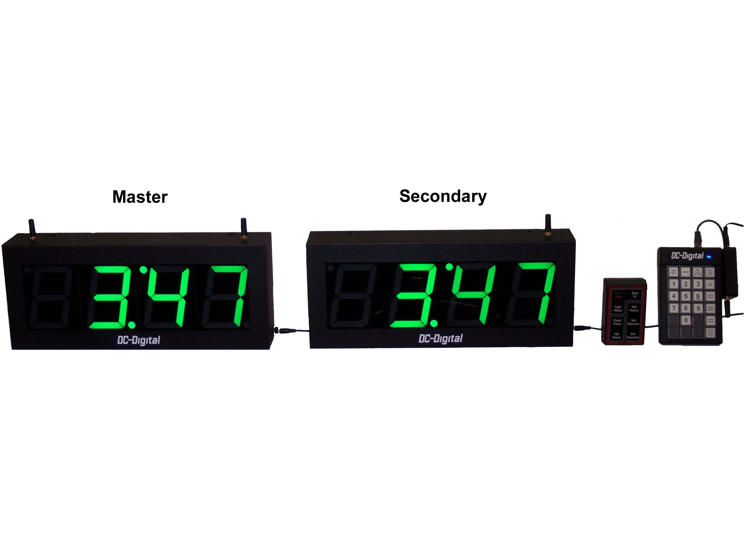 DC-Digital, City Council Meeting Timer, Synchronized Master-Secondary Timer, Speaker Time Limit, Government Meeting Time Management, Public Forum Timer