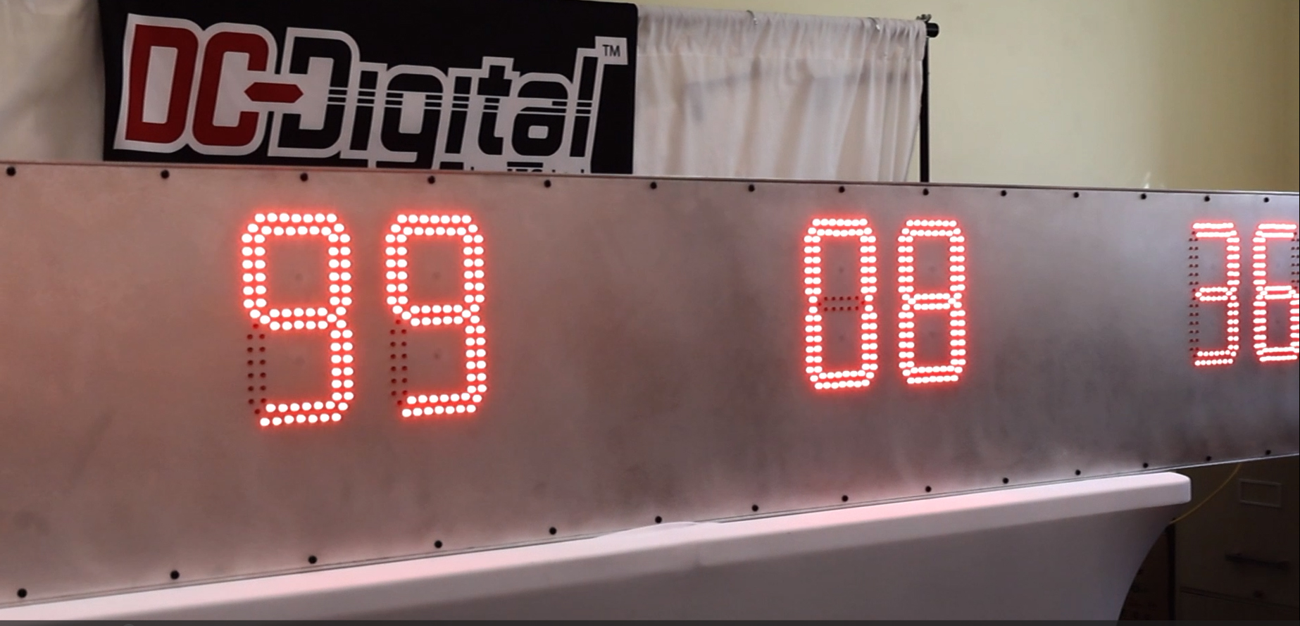 DC-Digital, Static Player Numbers Display, NLF Football Participents, Non-volatile Static Numbers Display, Four Section Static Display, College Football Display