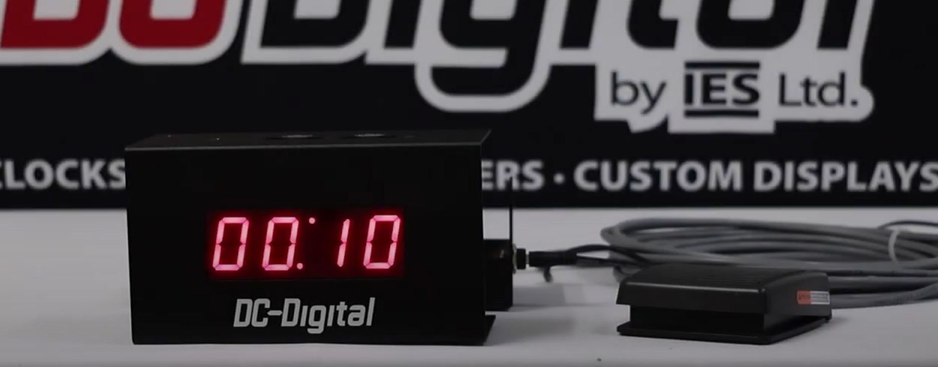 DC-Digital, Lightbulb Testing Down-Timer, Foot Controlled Countdown Timer, Lumen Measuring Lab Timer,Product Testing Downtimer,Accurate Light Measurement, Custom Built to Order Timer