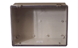 DC-Digital, Enclosure, Timer, Counter, Clock, NEMA, Polycarbonate, Weatherproof, Industrial, Durable, mUV-Stable, DC-40-60-NEMA-4X-Polycarbonate-WaterproofFrontView