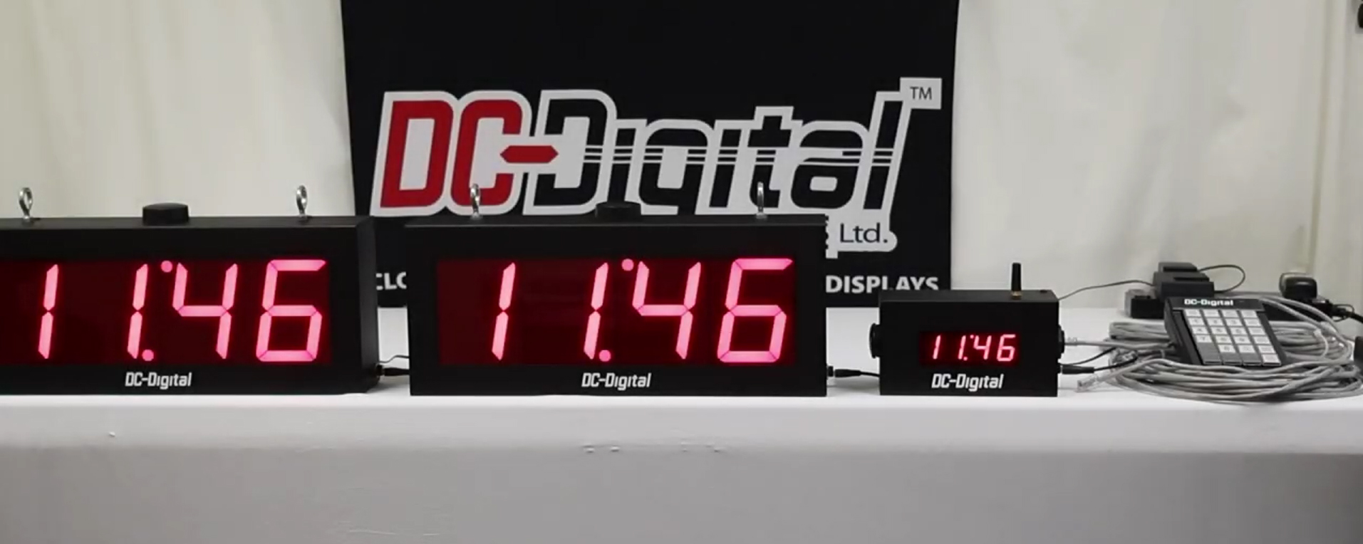 Synchronized, Industrial,Event, Stage, Control, Master Secondary Timer, Break Room Timer, Rugged Aluminum Enclosure, Custom Built to Order Timer