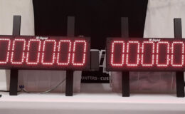 Countdown,Weatherproof,High-visibility,Synchronized,Event Management Timer,Extruded Aluminum Build,Barrier Strip Integration,Custom Built to Order Timer