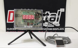 Desktop Production Timer, Production Flow Control, Manufacturing Countdown Timer, Hands Free Timer, Foot Switch Timer, Digital Production Timer, Custom Built to Order Timer