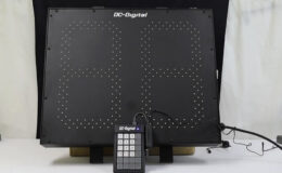 Waste Management Display, Programmable Keypad Display, Facility Traffic Management, White LED Digits, Bay Direction System, Push Button Bay System, Custom Built to Order Display