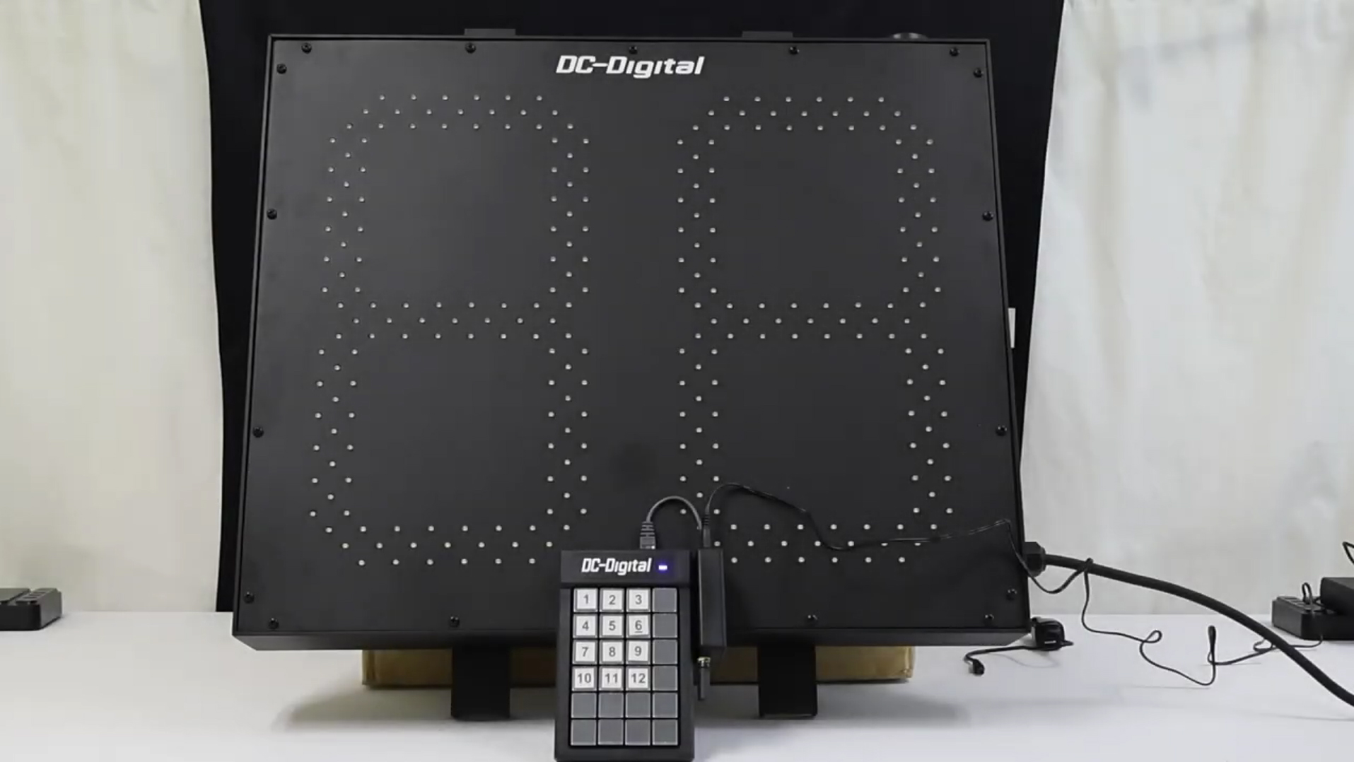 Waste Management Display, Programmable Keypad Display, Facility Traffic Management, White LED Digits, Bay Direction System, Push Button Bay System, Custom Built to Order Display