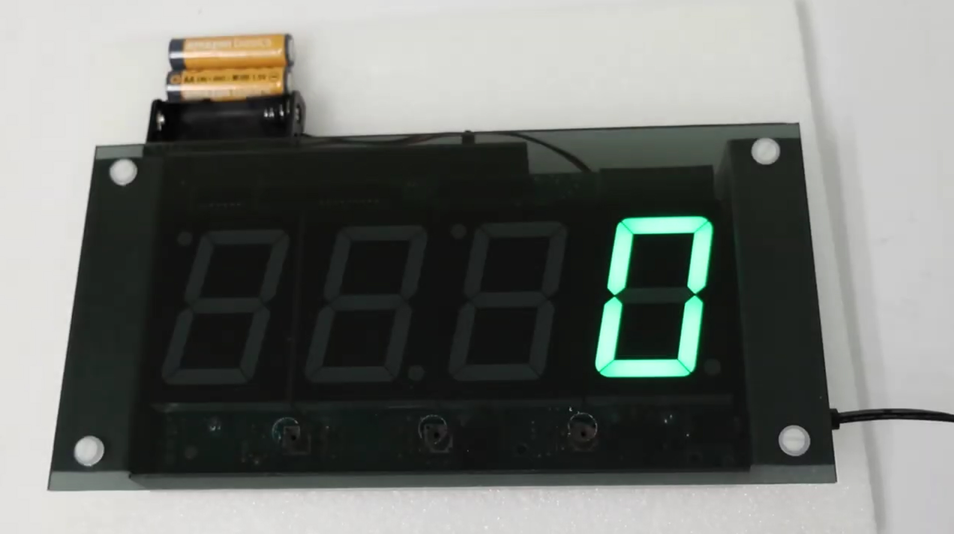 OEM Days Counter, Green LED Counter, 24 hour Increment Counter, Safety Days Sign, Manufacturing Days Tracker, Automatic Days Display, Digital Days Counter