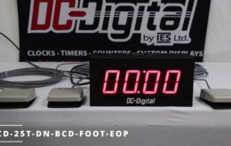 Hands-Free Timer, Packaging Line Timer, Programmable Countdown, Workstation Timing Control, Multi Foot Switch Control, Process Regulation Equipment, Custom Built to Order Timer