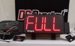 Capacity Counter, Outdoor Parking Display, Full Lot Indicator, Vehicle Space Counter, Nonvolatile Memory Counter, Waterproof Parking Counter, Available Space Display, Custom Built to Order Counter