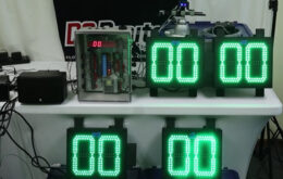 Basketball Game System, Interactive Game Timer, Sports Game Timer, Winner Sound Effects, Countdown Scoring System, Competitive Play Timer, Basketball Attraction Timer, Custom Built to Order Timer