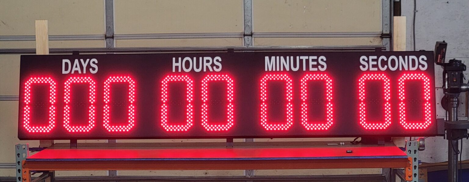 Outdoor Countdown Timer with Battery Backup for Reliable Performance ...