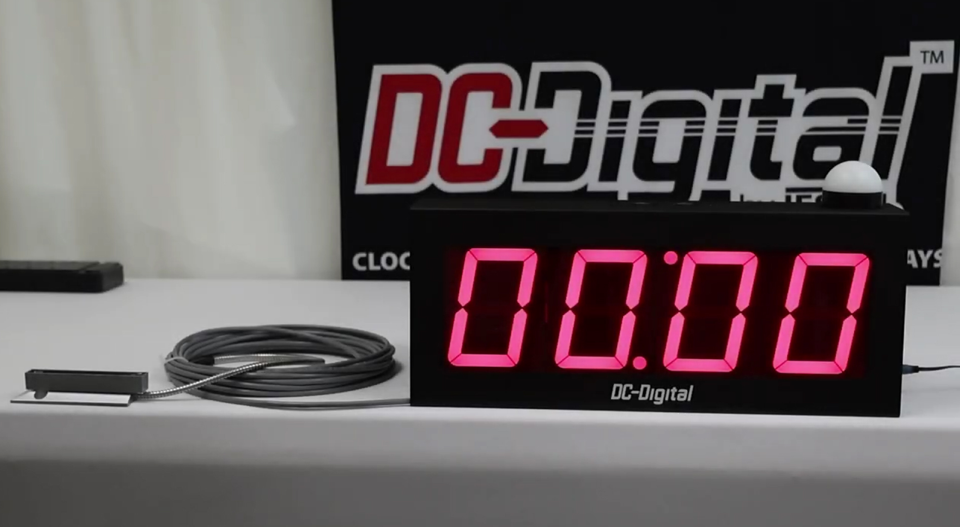 Loading Bay Timer, Industrial Up Counter,4 inch LED Display Timer, Freight Unloading Tracker, Door Activated Timer System,24V DC Timer System, Warehouse Efficiency Tool, Custom Built to Order Timer